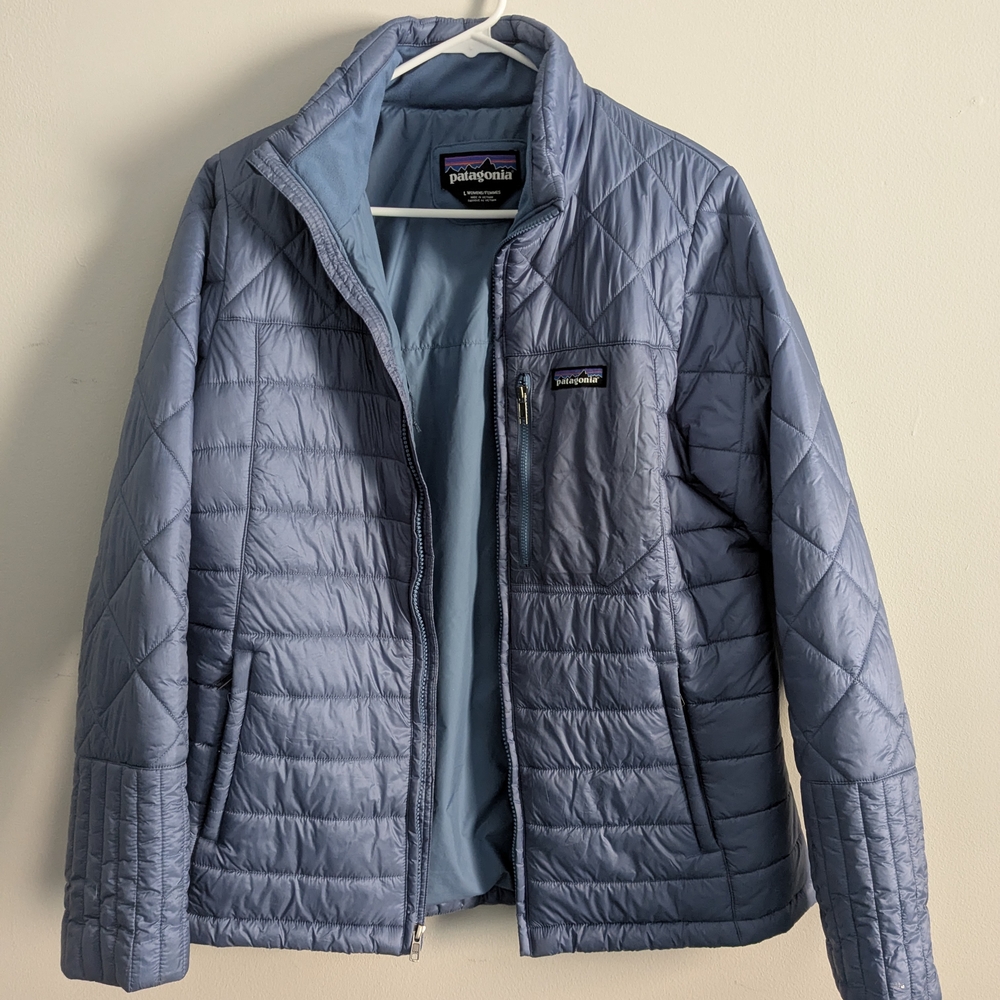 Patagonia Blue Quilted Jacket